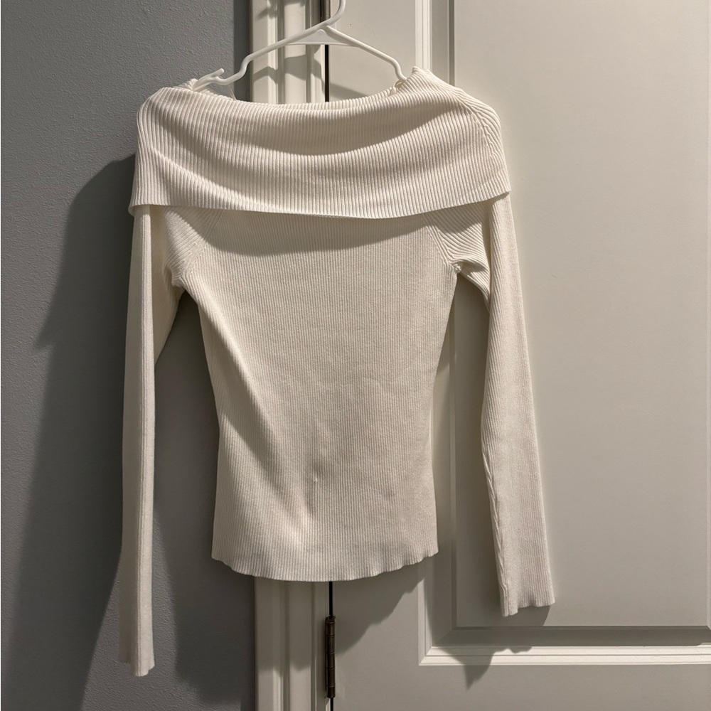 Elegant Off-Shoulder White Top